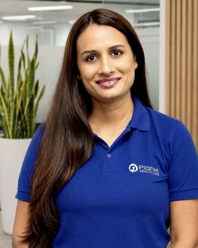 Hiral Desai, Registered Physiotherapist at Planet Health Care